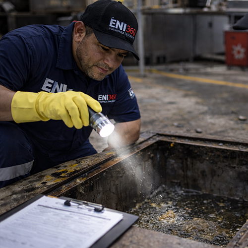 Limpieza de trampas de grasa ENI 360